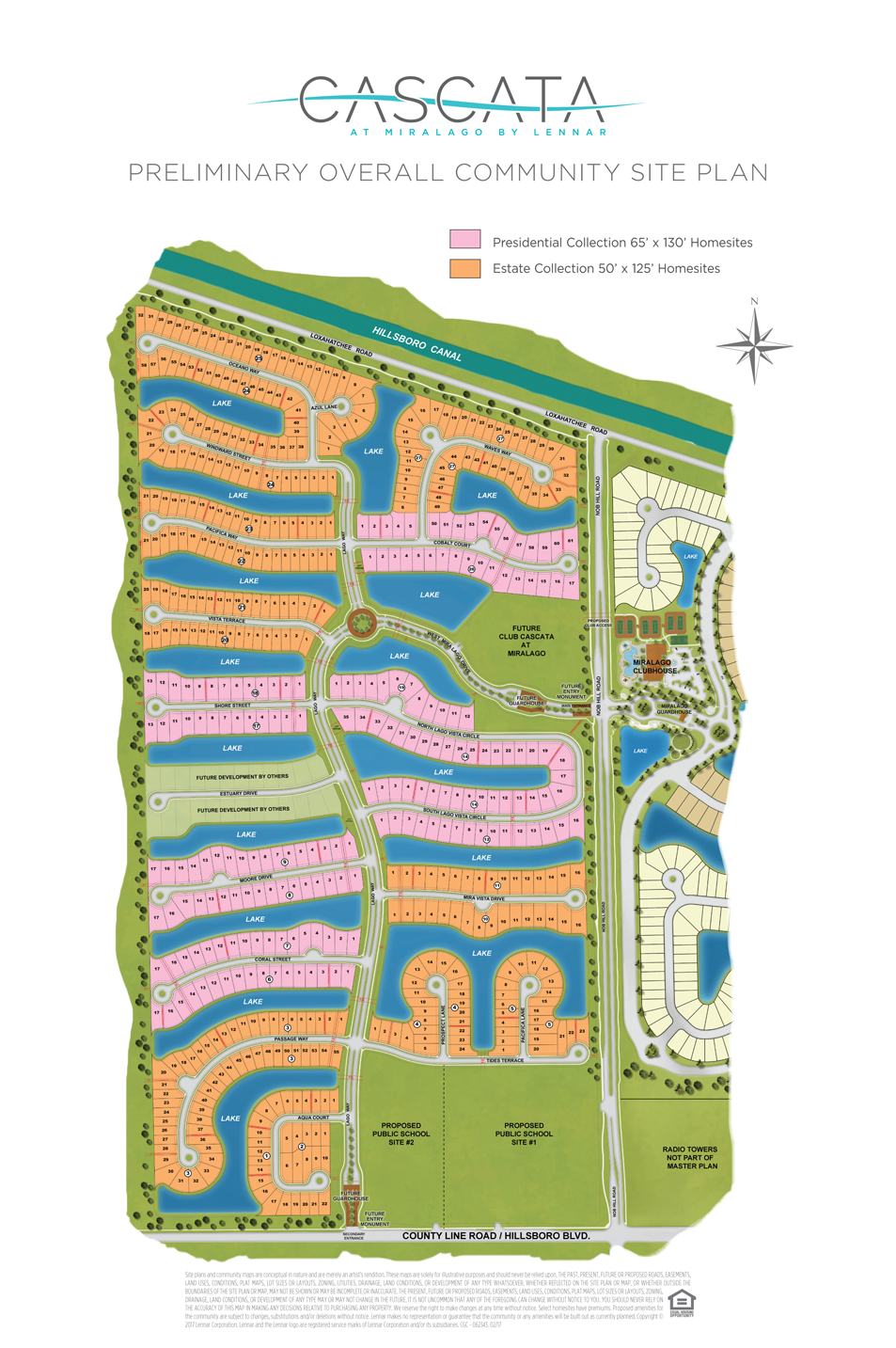 cascata neighborhood site plan
